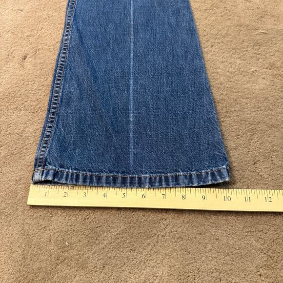 Vintage Guess Jeans BootCut Mens Cowboy Fading Made USA 29x32 10.5" Leg Opening - Picture 8 of 8